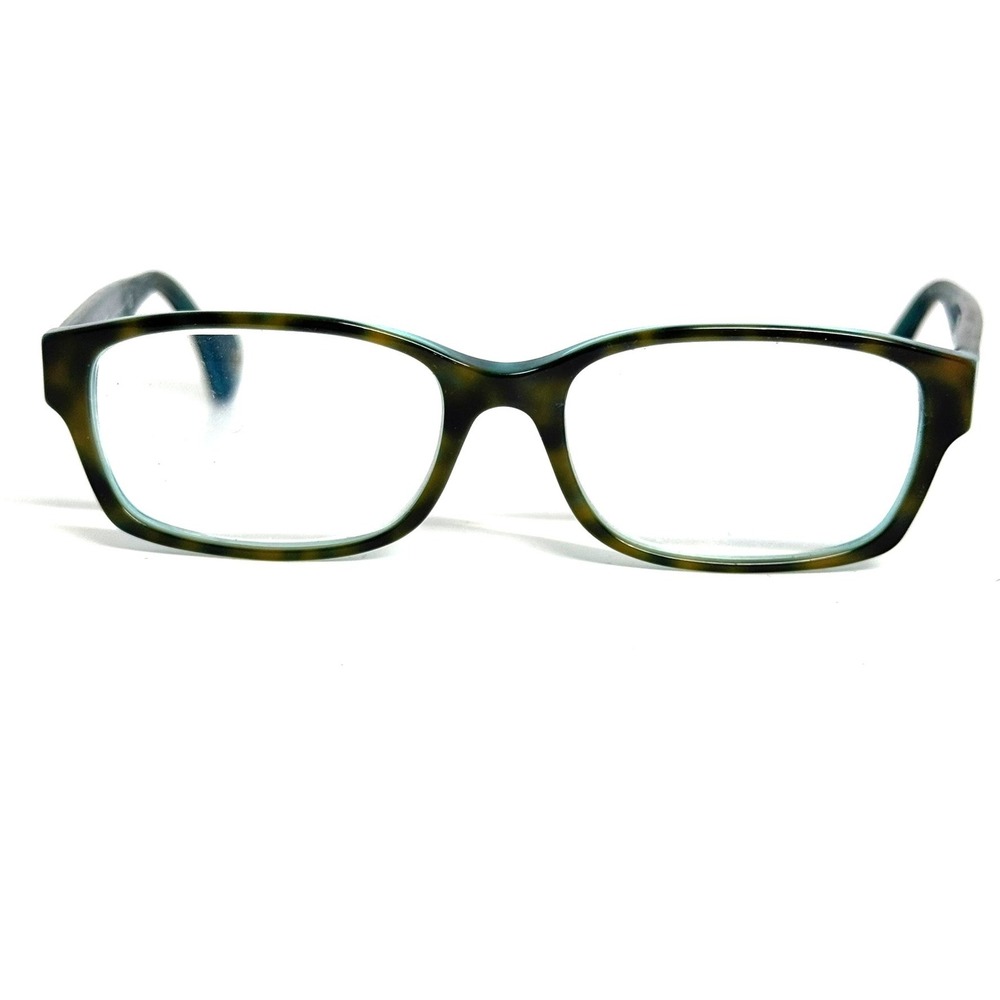 Coach HC 6040 Brooklyn Eyeglass Frames Dark Tortoise Teal 5116 52-16-135